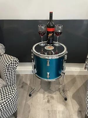 BlondIe Vinyl Record Drum Table  *Upcycled Furniture* Funky Furniture • £145.95