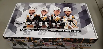 Pittsburgh Penguins Back To Back Champions Bobbleheads Kessel Crosby Malkin Mur • $99.99