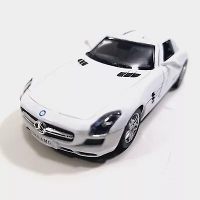 Kinsmart Mercedes-Benz SLS AMG Eggshell White Hardtop 1/36 Scale Diecast Car • $9.25