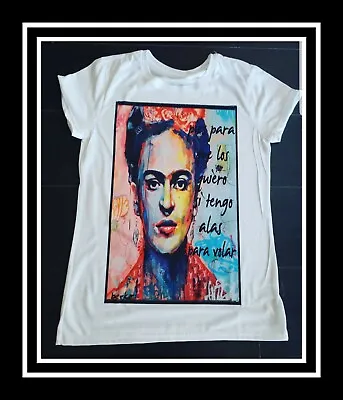 Frida Kahlo New T Shirt SMLXl 2XL For Size Send A Message  • $25