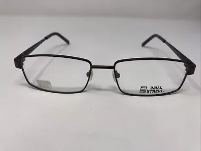 Wall Street Eyeglasses Frames 742 C2 Brown Tortoise 55-17-138 Full Rim WX74 • $50