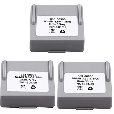 £86.66 • Buy 3PCS 3.6V 1.8Ah 1800mAh Ni-MH Battery For HETRONIC 68300900 Crane Remote Control