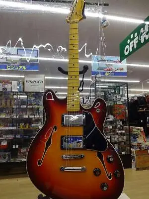 $2199 • Buy Used Fender STARCASTER Hollow Body Electric Guitar Fender Style Very Rare