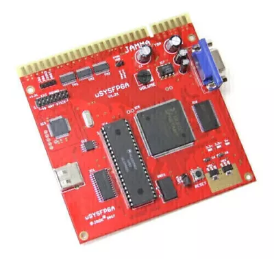 JROK ARCADE JAMMA PCB MultiWILLIAMS FPGA Multigame Defender Robotron Joust NEW! • $399.99