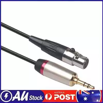 Mini XLR 3pin Female To 3.5mm Jack TRS Stereo Male Audio Cable Balanced Cord • $11.19