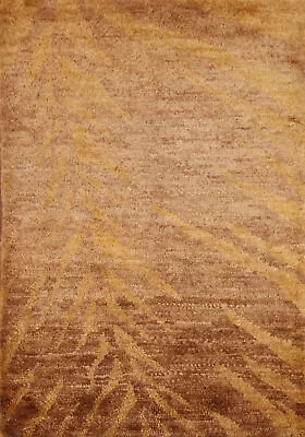 Modern Handmade Luxury Hand-Knotted Moroccan Wool Accent Rugs 5x6 Ft • $175.16