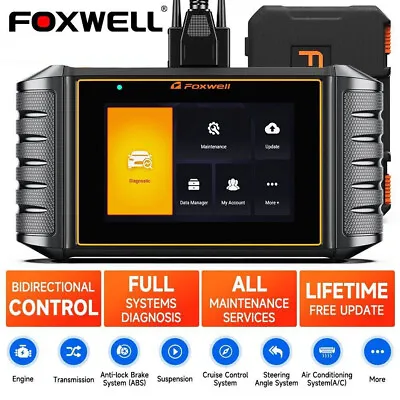 FOXWELL NT710 Bidirectional OBD2 Scanner Car Diagnostic Scan Tool Key ECU Coding • $249