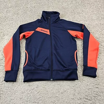 Auburn Tigers Jacket Womens Medium Blue Orange Columbia Full Zip Pockets Stretch • $18.19