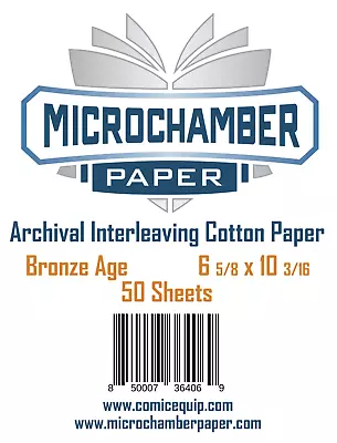 Micro Chamber Paper Bronze Size 50 Sheets 6-5/8  X 10-3/16  • $24.99