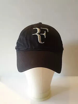 Nike Roger Federer Cap Dri Fit   Black Silver.  Used  FREE POSTAGE.  • $44.99