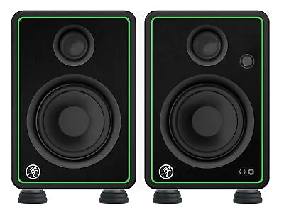 £147.16 • Buy (2) Mackie CR4-X 4  50w Multimedia Studio Monitors Speakers+Isolation Feet Pads