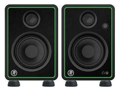 £147.16 • Buy (2) Mackie CR4-X 4  50w Multimedia Studio Monitors Speakers+Isolation Feet Pads