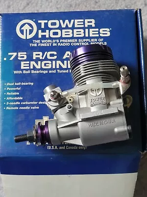 $145 • Buy Tower Hobbies .75 Nitro Model Airplane Engine