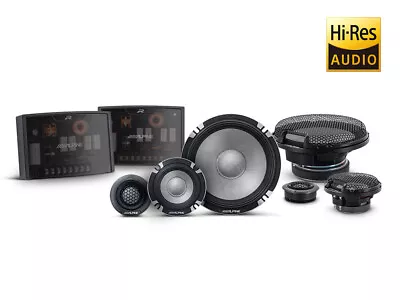 Alpine R2-S653 200W RMS 6.5  R-Series PRO 3-Way Component Speakers • $599.95