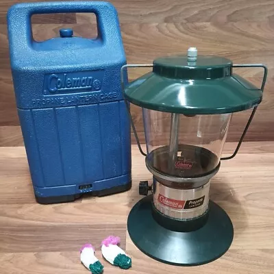 Vintage COLEMAN Model 5114 Propane LANTERN Portable Camping W/Mantles HARD CASE • $37.05