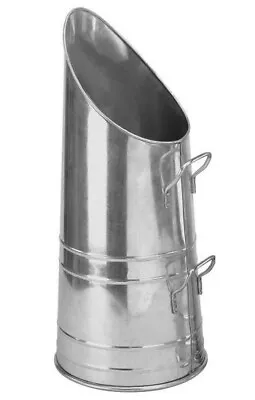 Heavy Duty Anthracite 23  Coal HodBucket Scuttle Black Bronze Galvanized • £16.99