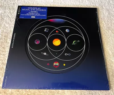 COLDPLAY:  Music Of The Spheres : NEW VINYL LP: DIE-CUT COVER ART:  *ShrinkTear • $13.95