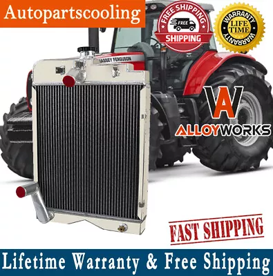 3 Row Aluminium Tractors Radiator For Massey Ferguson TE20 TEA20 #181623M1 • $299