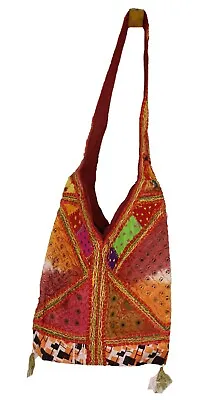 Ethnic Embroidered Handbag Tote Bag Sling Bag Shoulder Bag Banjara Bag BA2268 • $20.50