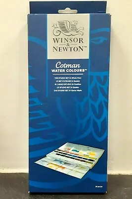 £26.99 • Buy NEW Winsor And Newton Cotman 24 Whole Pans Studio Watercolour Set Artist Quality