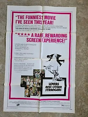 Lovers And Other Strangers 1970 Original Movie Poster 27  X 41  Bea Arthur • $6.99