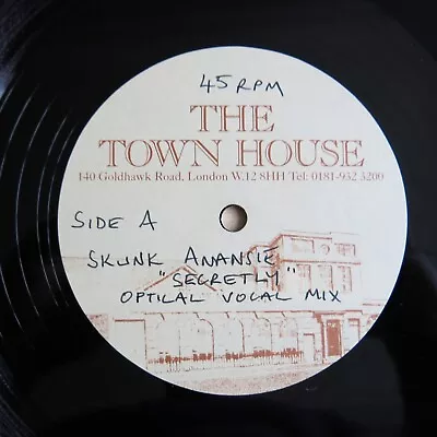 SKUNK ANANSIE Secretly UK 12  2 Sided Town House Acetate • £64.99