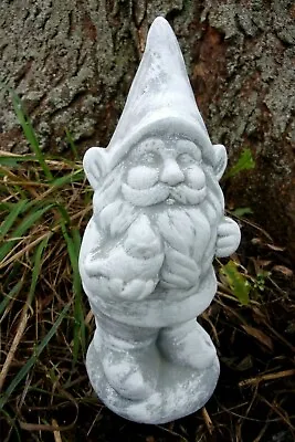 Latex Gnome With Bird Mold Plaster Concrete Mold 9 H X 4  W • $79.95