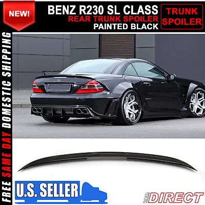 Fits 03-11 Benz Sl-Class R230 AMG Style #040 Painted ABS Trunk Spoiler Wing Lip • $119.99
