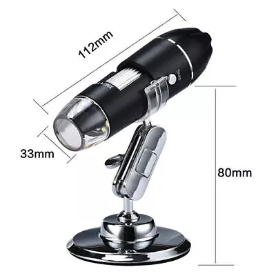 1600X 8LED USB Microscope Digital Electronic Magnifier HD Endoscope Camera Video • $16.20