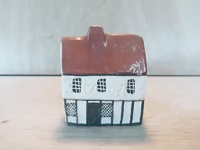 Mudlen End Studios No 16 Cottage With Moulded Plaster Brown Roof Ceramic England • $9.97