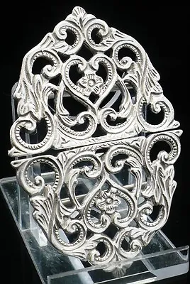 £115 • Buy Solid Silver Nurses Belt Buckle, Sterling, NEW, Scottish Hallmarked, GIFT, Boxed