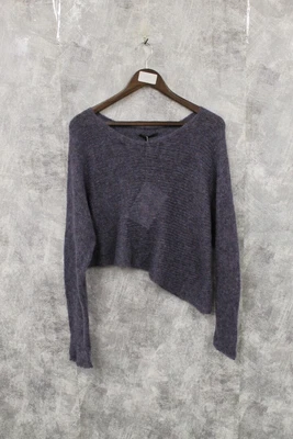£8.50 • Buy Women's CREA CONCEPT Purple Wool Blend Crop Jumper Size UK 10 (38) CG ZZ2