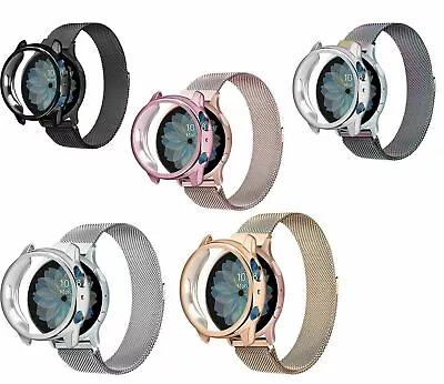 Samsung Galaxy Watch Active 2 40mm 44mm Stainless Steel Loop Milanese Band Strap • $10.99