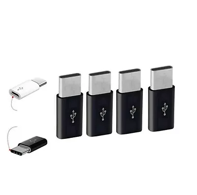 Micro USB Female To USB C Adapter 4 Pack • $7