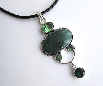 Nephrite Green Natural Jade Necklace Pendant Bracelet Or Earrings. • £16