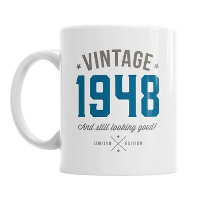 75th Birthday Gift Present Idea For Men Women Ladies Dad Party Happy 75 Mug • £8.95