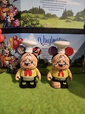 DISNEY Park Vinylmation 3  Set 1 Chef Louis Eachez Variant Lot Little Mermaid  • $99.99