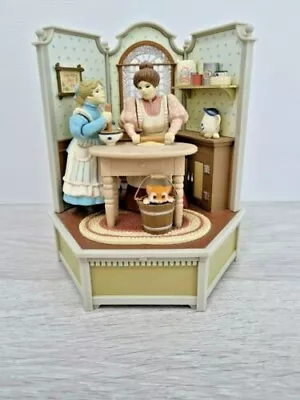 MOTHER'S DAY Vintage Enesco  Au Clair De La Lune Cooking Lessons Musical Box.NEW • $110