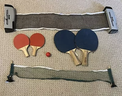 Franklin Table Tennis Set Paddles Nets Ping Pong Game Regular & Mini • $18.75