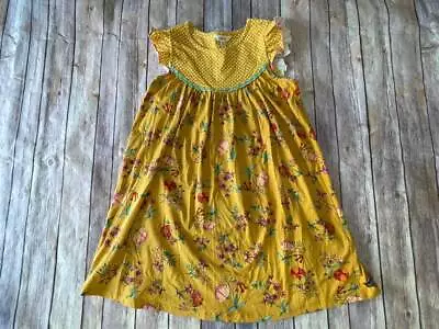 Matilda Jane Size 12 Brilliant Daydream Stand Tall Be Sweet Yellow Dress B19 • $19.99