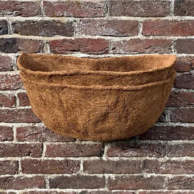 Co-Co Wall Basket Garden Planter Trough Coco Liners 50cm / 20 Inch - Pack Of 2 • £12.99