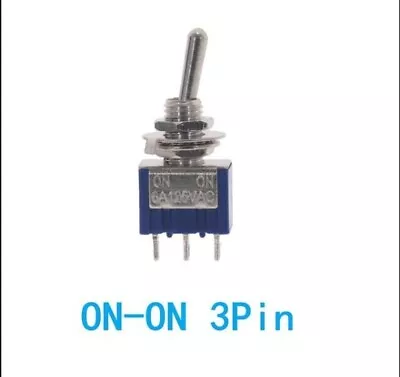 £2.99 • Buy Miniature Toggle Switch Single Pole Double Throw Switch (On-On)