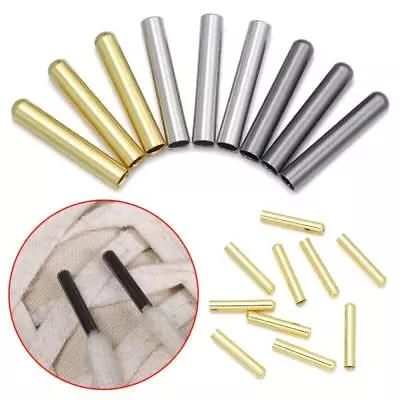 Metal Aglets Shoe Lace Tips Replacement Head Shoelaces Accessory • £3.77