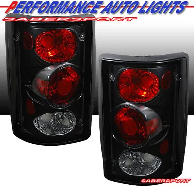 Set Of Pair Black Taillights For 1995-2006 Ford Econoline Van And Excursion • $89.99