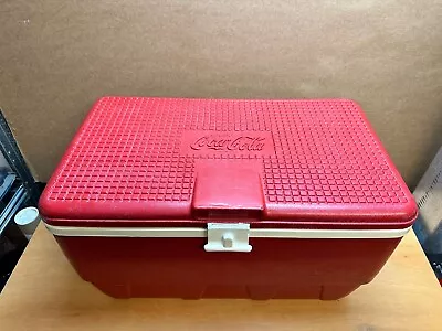 Rare Vintage Coca-Cola Cooler Box Made By Igloo In Houston Texas USA • £150