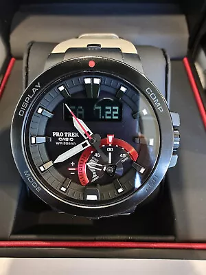 Casio Protrek PRW-7000TN-8JR Limited Edition Solar Triple Sensor Watch • $900