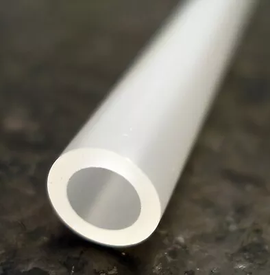 Rigid Polypropylene Tubing 3/8  OD X 1/4  ID X 3.25  Long Plastic Tube Pipe • $0.99