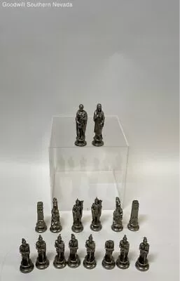 16 Piece Metal Chess Set • $12.99