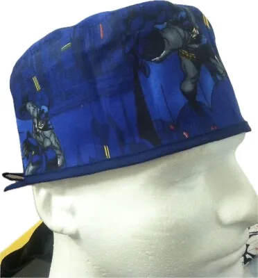 DC Comics Batman At Night Scrub Hat Chemo Cap • $16