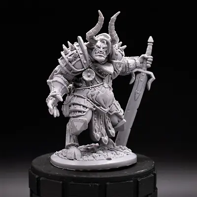 Giant Minotaur Troll | Armoured Ogroid Myrmidon | Black Rose Wars Ogre Miniature • £25
